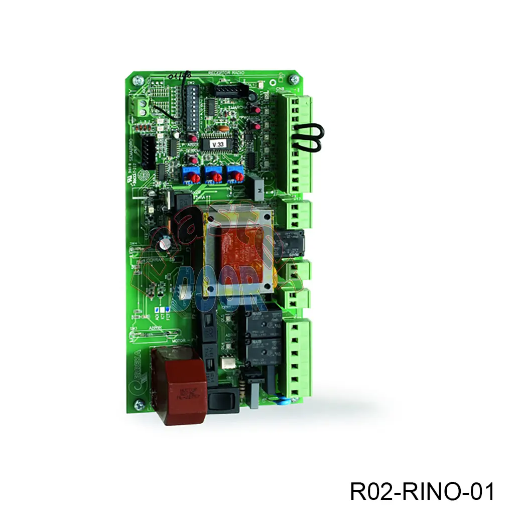 [R02-RINO-01] Tarjeta Electronica para operador Rino-1000, 220V, 2F paro suave con freno.