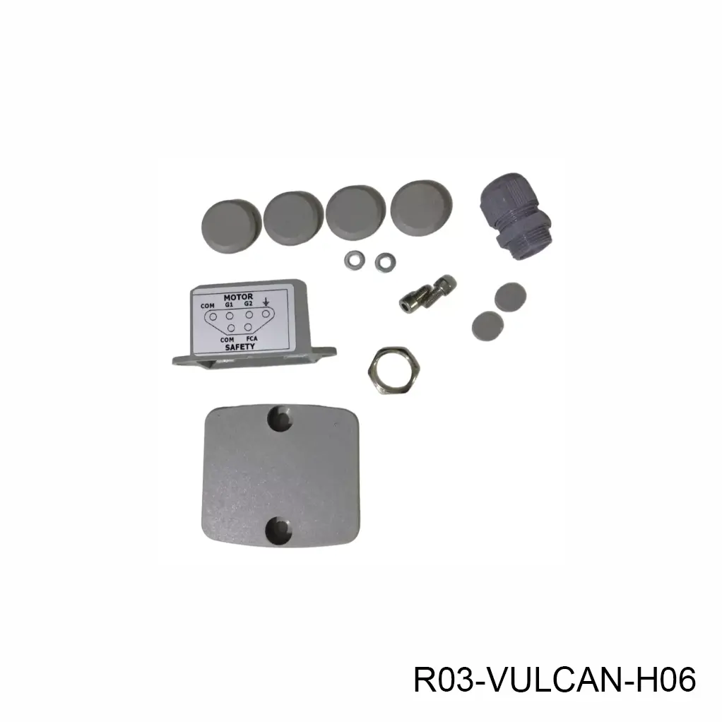 [R03-VULCAN-H06] Tapa y Tapones para Cubierta del pistón Vulcan BC/BL (Conjunto Tapa Funda-Tapones-Tapa prensastopa (Vulcan)