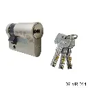 Cilindro Medio, Alta Seguridad P6, S-EuroPro (30+10mm), Niquelado. Incluye 5 llaves y una tarjeta con su código para solicitar duplicados