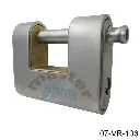 Candado Acorazado Mod-Panzer 4117X, acero Inox, llave se extrae si esta cerrado, a prueba de ganzua, placa antitaladro,max. seguridad, Resistente a la humedad