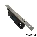 Cerradura de Embutir, entrada 45mm, para caja de 47mm, Pestillo Estandar, Acero Inoxidable