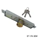 Cerradura para Cortinas y Puertas Metalicas Basculantes Mod-18301 (140x26 mm)