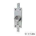 Cerradura Central Acorazada para Cortina Mod-8271, con escudo de seguridad antitaladro