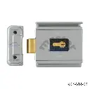 Kit Chapa Electrica Horizontal Viro V90, 12vcd, para Puerta que abate hacia Afuera con cilindro