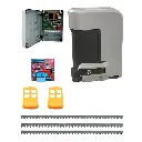 Kit Cremallera NYOTA 115EVO 1.0Hp 220V, 2F. Cap. de Arrastre 1800K. Incluye: 6m de cremallera, receptor y 2 control.