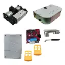 [K03-FD-H13] Kit Pistones COMBI-740, 110º, 120V, Peso max. 700K, Ancho max. 4.0m, 1-hoja...Incluye Receptor y 2 Control.