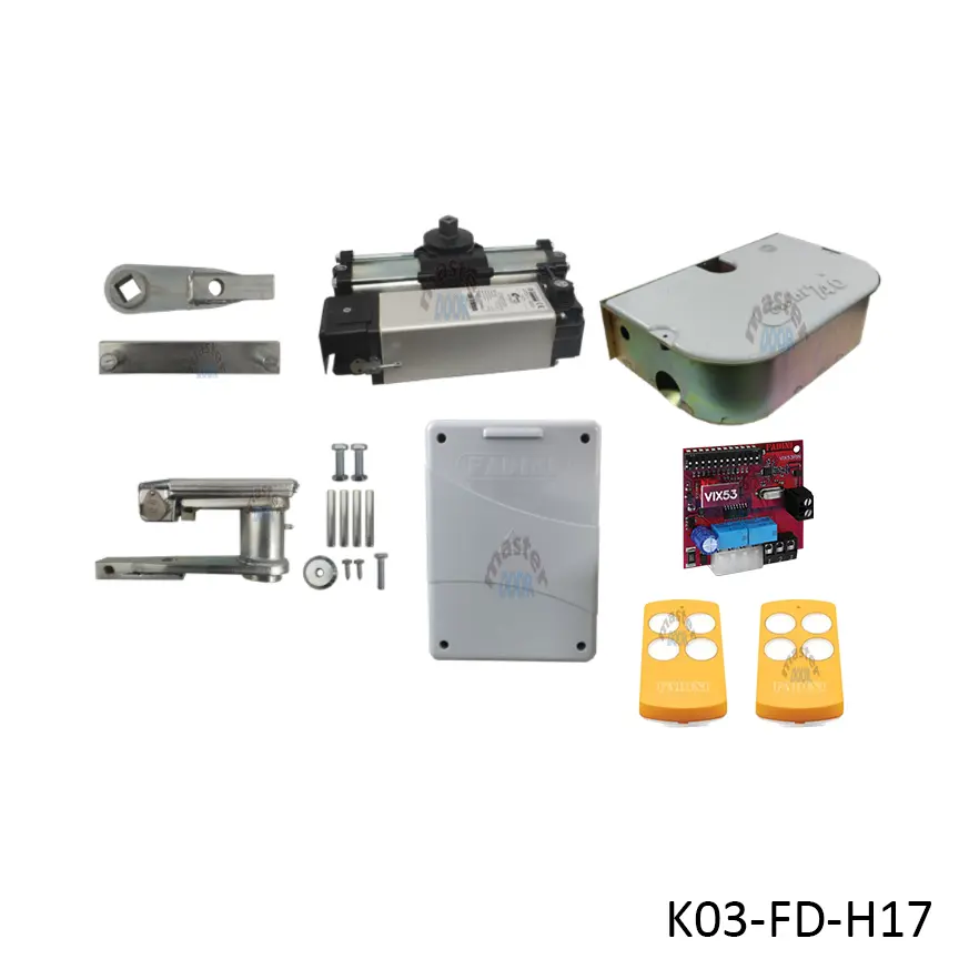[K03-FD-H17] Kit Pistones COMBI-787, 110º, 120V, Peso max. 1000K, Ancho max. 4.0m, 1-hoja...Incluye Receptor y 2 Control.