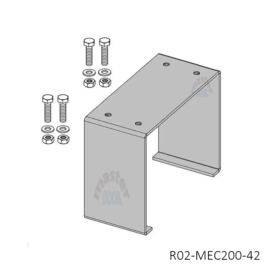 Base Metalica para anclar, del op. Mec-200