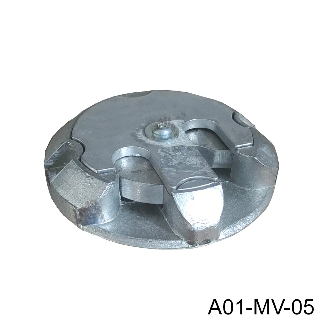 [A01-MV-05] Mecanismo / Pestillo de bloqueo doble Hoja, en Aluminio. BL2