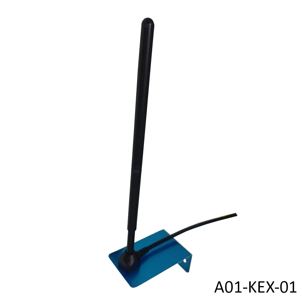 [A01-KEX-01] Antena con su base altura 16cm, con 5m cable, para Terminal coaxial, para receptor 315LM y otros.