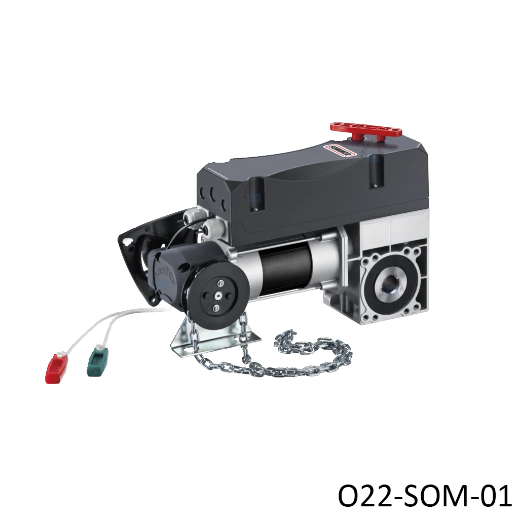 [O22-SOM-01] Operador SOMMER GIGAsedo con variados de frecuencia integrado y cadena de emergencia 7m, para puerta Rapida