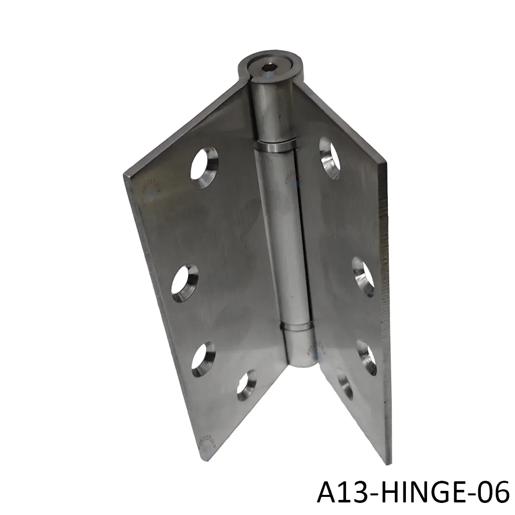 [A13-HINGE-06] Bisagra Emb. 4.5"x4.5", 3mm exp., con resorte y opresor, SS304, US32D