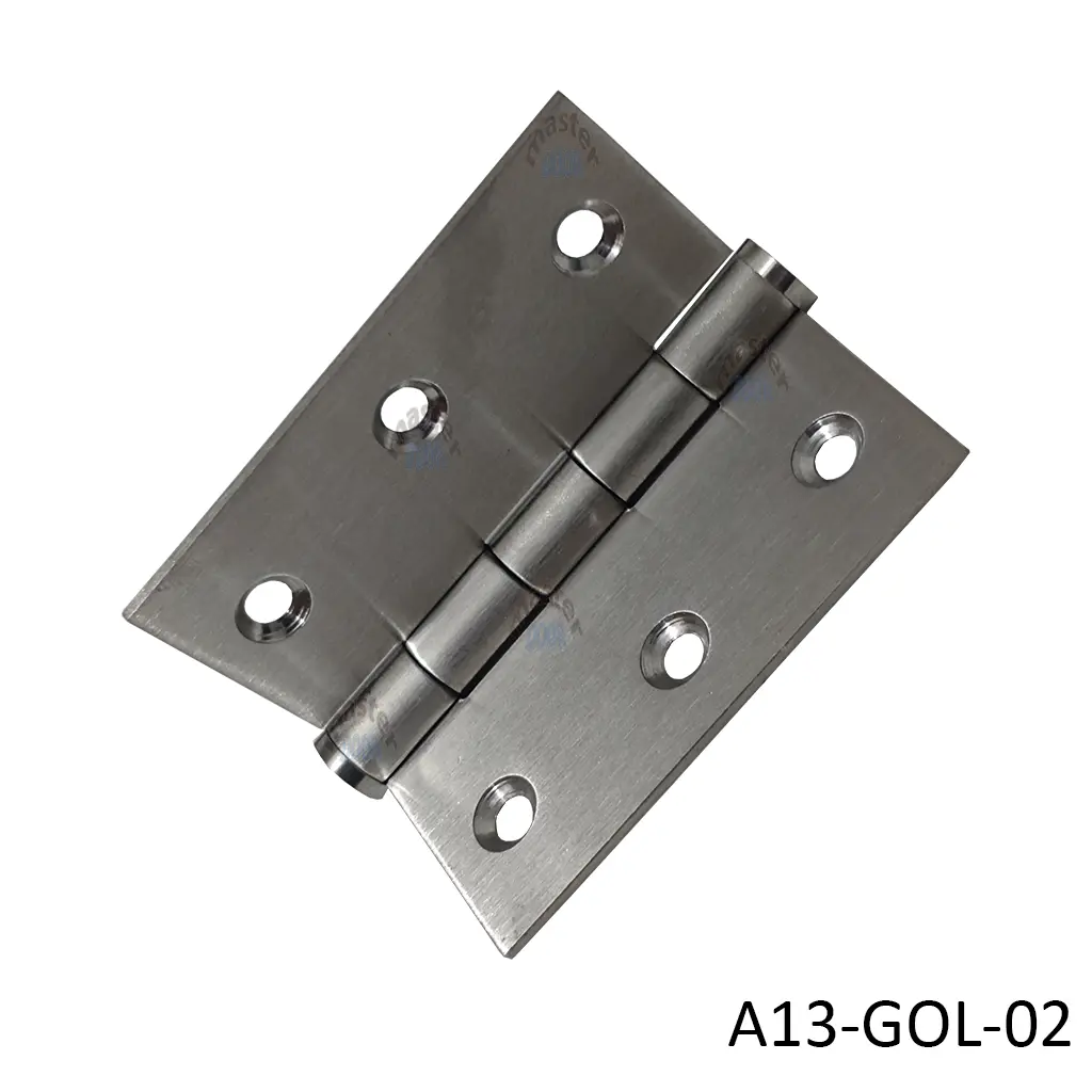 [A13-GOL-02] Bisagra Emb. 3"x3", 2mm exp., S/B, SS304, US32D