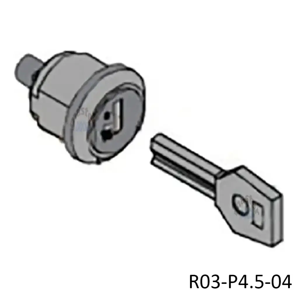Cerradura con llave para piston P4.5