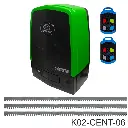 Kit Operador CENTURION D20 Smart, 120V/24V, cap. de arrastre 2000kg, incluye 6.0m Cremallera, Bateria y 2 control.