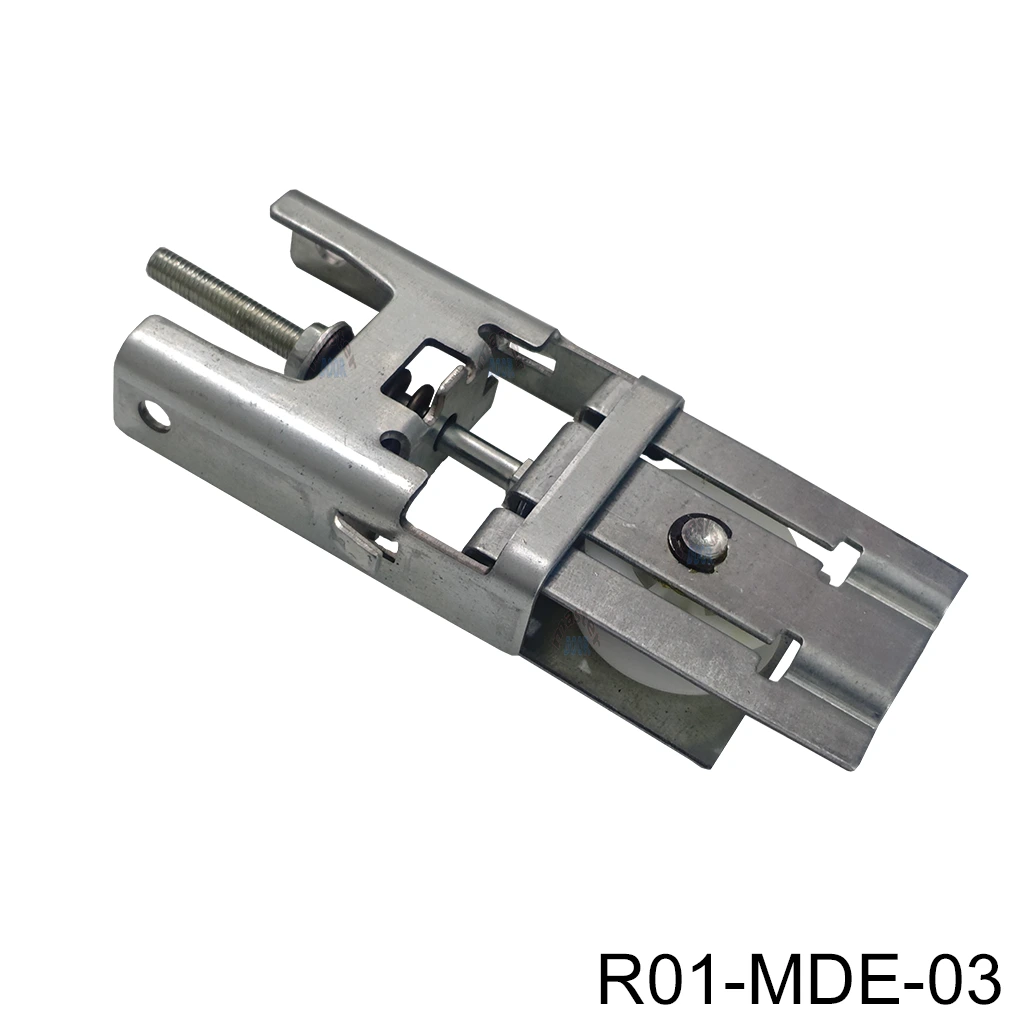 [R01-MDE-03] Polea Final con Base para Riel C de Banda, para Op. MD1000Plus/MDSpeed1000/EspejoAdvanced y otros, con su base metalica
