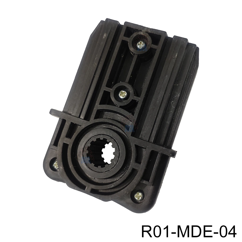 [R01-MDE-04] Catarina de salida para Riel C de Banda, para Op. MD1000Plus/Speed1000/Espejo Advanced y otros, con su base de plastico.