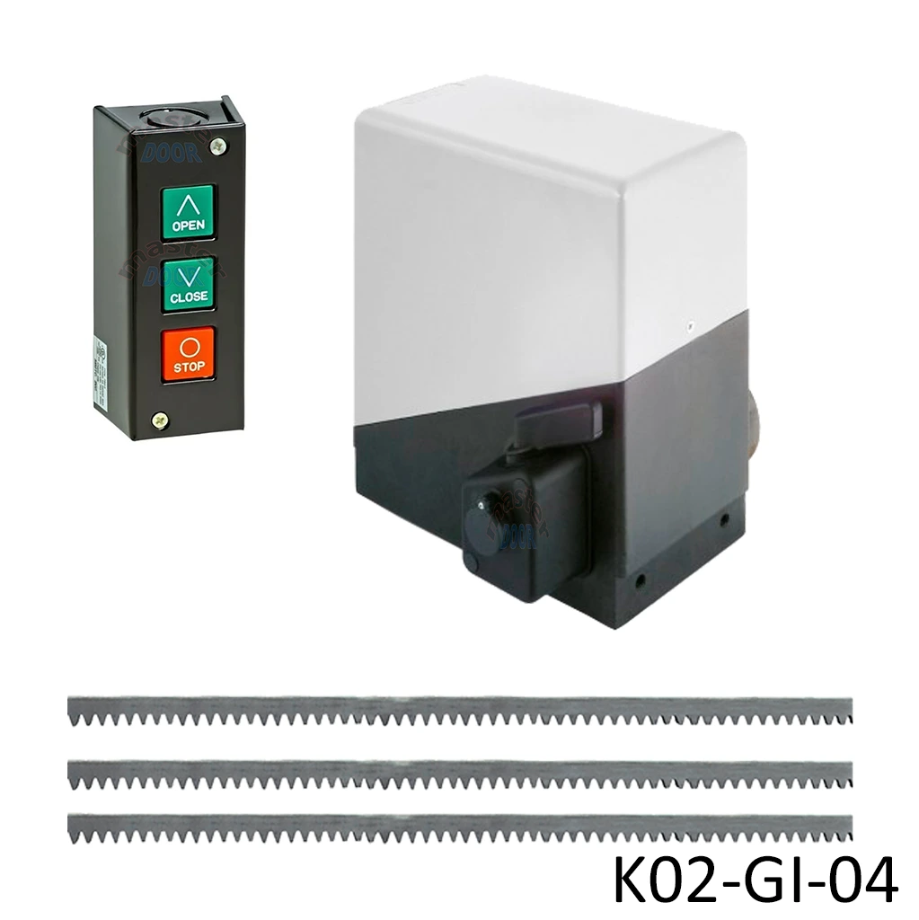 Kit Cremallera PASS2500, 2,500kg, 220volt, 3F, Incluye 6m de cremallera y Botonera