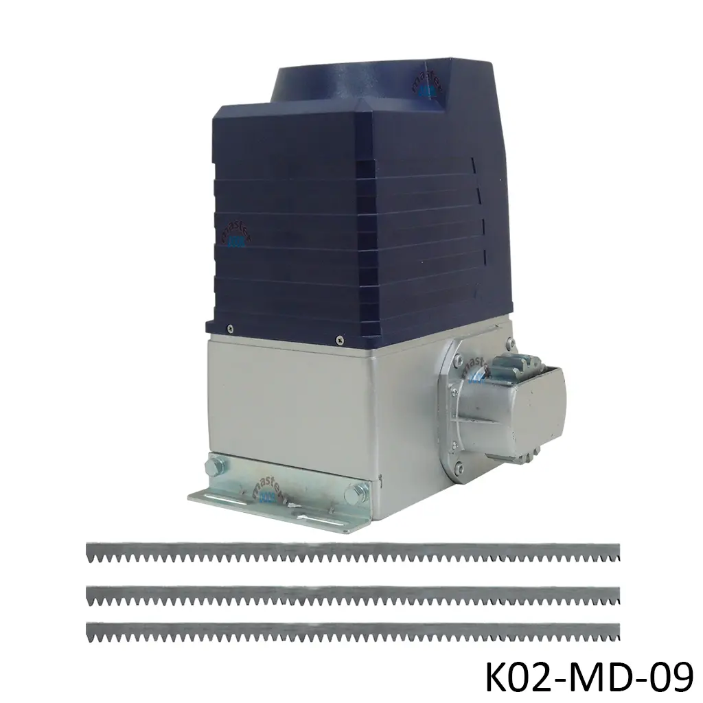 [K02-MD-09-2M] [K02-MD-09]Kit Cremallera Op. L-200-AC..........con 6m de Cremallera (127V) 1,200 Kg Arrastre ([A02-MD-0009]Cremallera 12x30x2m con Birlos)