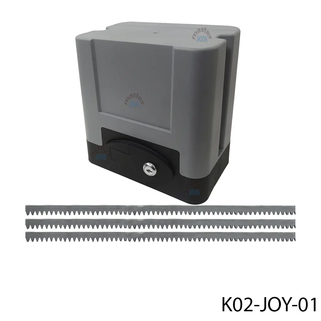 [K02-JOY-01-2M] [K02-JOY-01]Kit Cremallera Op. SG-300-AC.....con 6m de Cremallera (127V) 300 Kg. Arrastre ([A02-MD-0009]Cremallera 12x30x2m con Birlos)