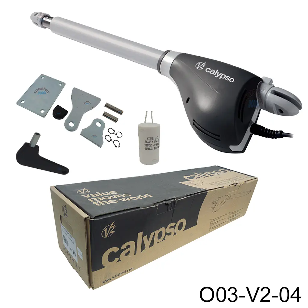 Piston Calypso 500, 120V, no tiene lado LH/RH. Incluye: 1-Piston, 1-Llave, 1-Capacitor, 1-Soporte. Caja.