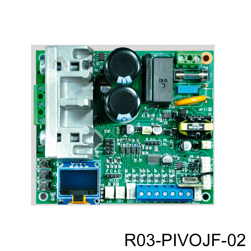 [R03-PIVOJF-02] Tarjeta Electronica TriFlex Full Range con Display 120/220V, receptor integrado, para piston Pivo Home Super JetFlex y Op. DZ CUBE-650 (A22619).