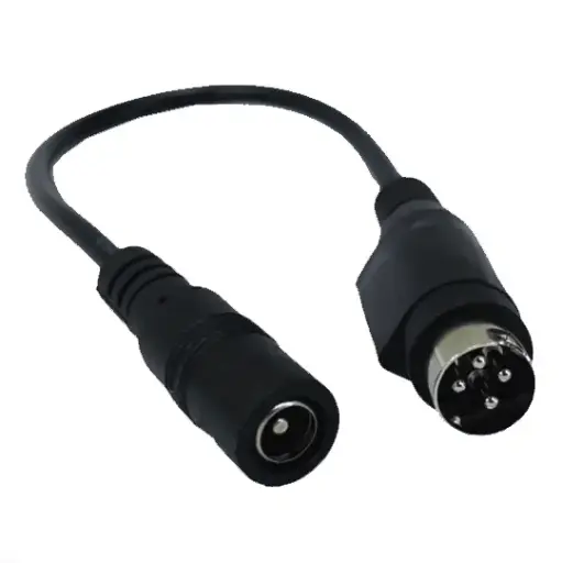 [A01-SYS-09] Adaptador Uni. DC hembra a minidin 4 pines macho, para DVR epcom/hikvision y otros. CHDCM4P