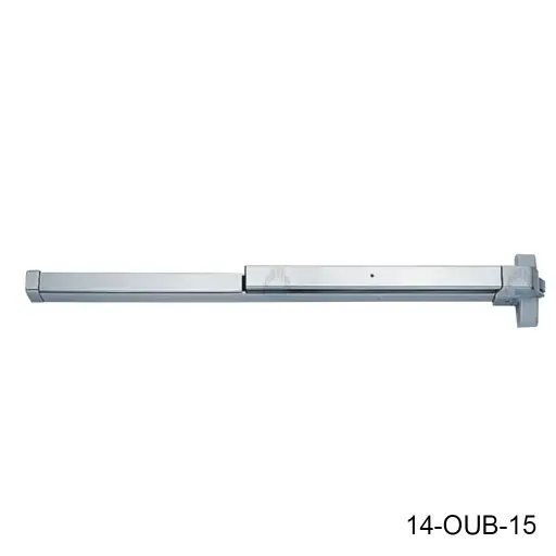 [14-OUB-15] Barra Antipanico Horizontal de empuje de 48", peso 120kg, max. UL 1-1/2 hora contra fuego (UL5000HP)