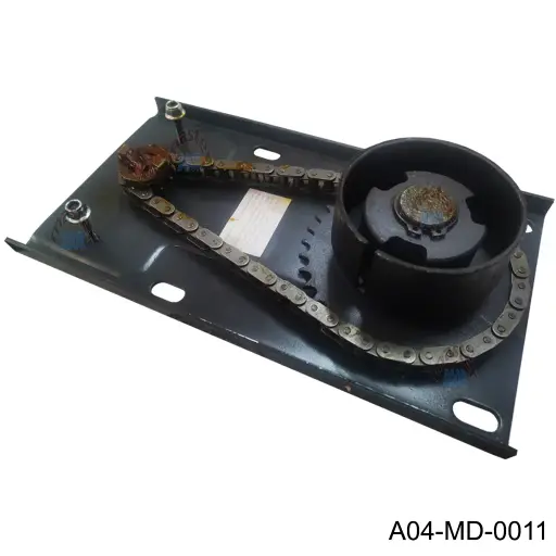 [A04-MD-0011] Base Metalica para Operador RD-150-12V con Sprocket y sistema de seguridad