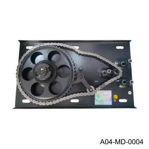 [A04-MD-0004] Base Metalica para Operador RD-500-24V con Sprocket y sistema de seguridad