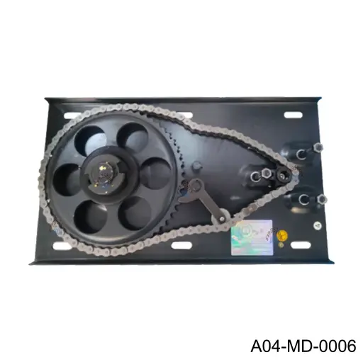[A04-MD-0006] Base Metalica para Operador RD-600-120/220V con Sprocket y sistema de seguridad