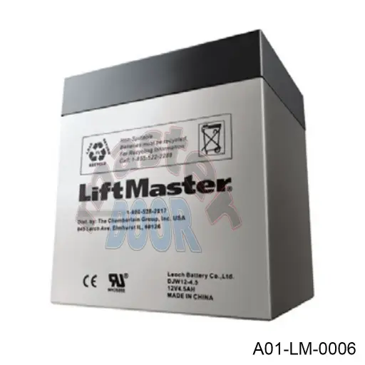 [A01-LM-0006] Bateria de Respaldo para Op. G7511 y otros, 12VCD, Mod. 485LM