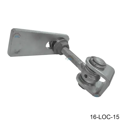 [16-LOC-15] Bisagra GBMU-Z-M12-90, regulable 3 dimensiones, acero zincado, para 100kg, 180º, para PTR. LOC