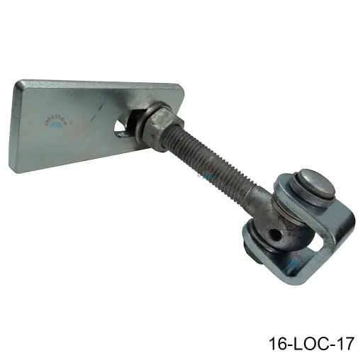 [16-LOC-17] Bisagra GBMU-Z-M18-150, regulable 3 dimensiones, acero zincado, para 250kg, 180º, para PTR. LOC