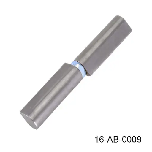 [16-AB-0009] Bisagra con perno de Laton y balero postas inox, 120mm x 20mm, perno Ø9mm interior, para Puerta Abatible. A-261Z.16x20x120