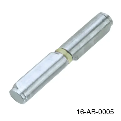 [16-AB-0005] Bisagra con perno de Laton y balero,  120mm x 19mm, perno Ø9mm interior, para Puerta Abatible. A-257Z.16x18x120