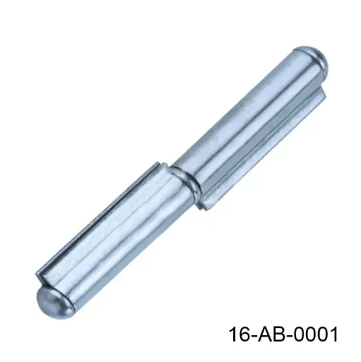 [16-AB-0001] Bisagra galv. 64mm x 17mm, perno Ø6mm interior, para Puerta Abatible. A-110Z.60