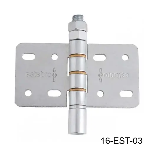 [16-EST-03] Bisagra inferior doble galv. con pivote, Para herraje Articulado curvo hacia la pared