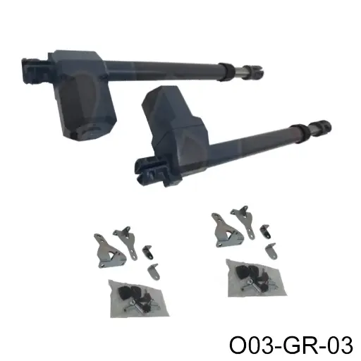 [O03-GR-03] Caja 2-Piston GR300 120V, LH/RH en su caja, Incluye: 2-Piston, 2-Capacitor. 2-Juego soportes, 2-Llave, tapa negra, birlo, opresor)