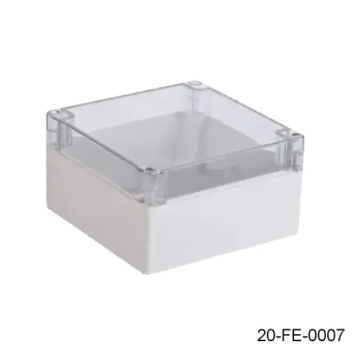 [20-FE-0007] Caja Plastico Opaca 100x100x50mm (Para Camaras).
