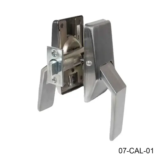 [07-CAL-01] Cerradura para Hospital, Push/Pull, PP30, US32D, SS304, pestillo de 70mm. C-Ral