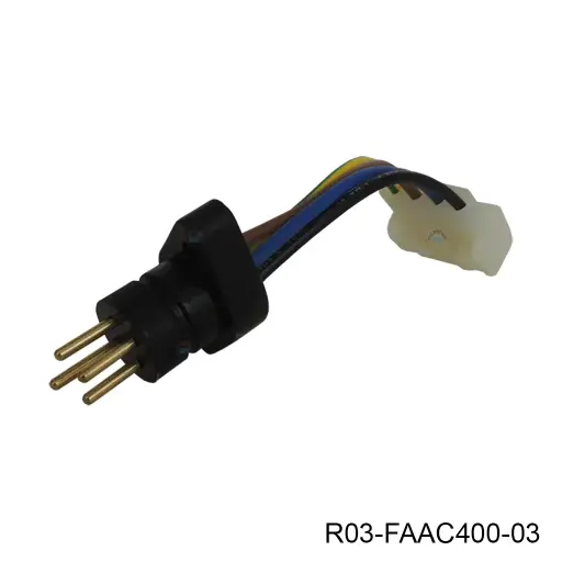 [R03-FAAC400-03] Conector Electrico Macho para Piston FAAC-400 / 422