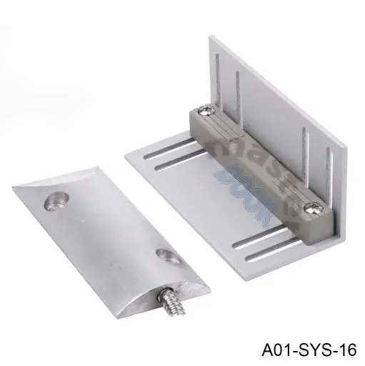 [A01-SYS-16] Contacto Magnetico NC para piso uso rudo con 55cm de cable blindado Gap 75mm y placa de Montaje L.SF3012.