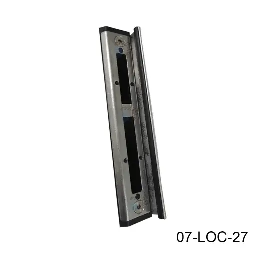 [07-LOC-27] Contra SHKM para Cerradura Embutida Abatible H-METAL, para PTR 40-60mm, de acero inox.