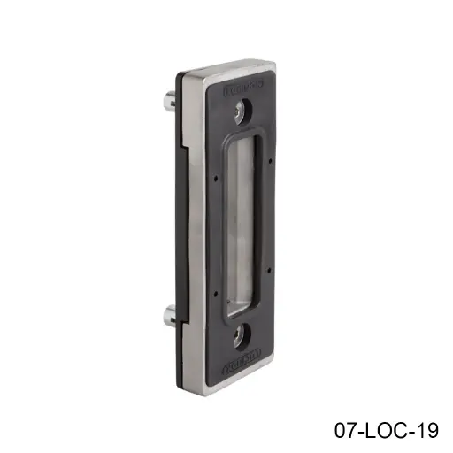 [07-LOC-19] Contra SSKZ QF Ajustable 9mm, para Cerradura Corrediza LSKZ5050 U2, para PTR 80mm, de acero inox. y goma