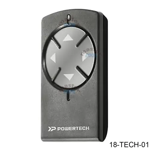 [18-TECH-01] Control Remoto MD, PowerT, F433, para Tarjeta de pistones Power 230 y otros	