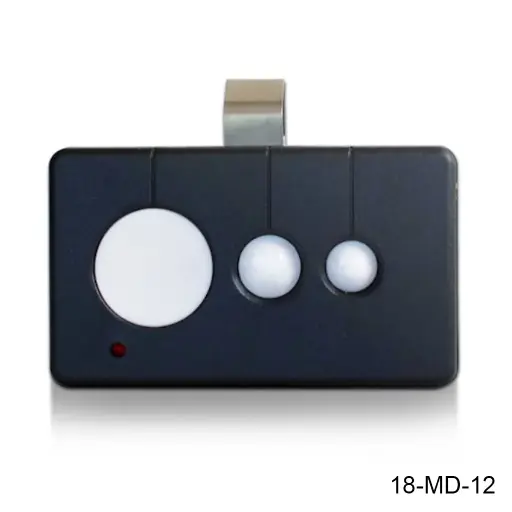 [18-MD-12] Control Remoto MD, para MD-1000 con clip F-433, 3T. y otros