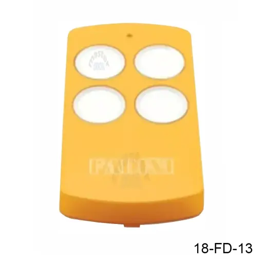 [18-FD-13] Control Remoto VIX53/4TR, F-868Mhz, color Amarillo, para receptor VIX53/1R y VIX53/2R. FD