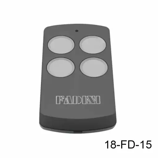 [18-FD-15] Control Remoto VIX53/4TR, F-868Mhz, color Gris, para receptor VIX53/1R y VIX53/2R. FD