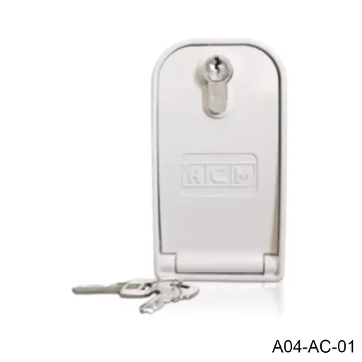 [A04-AC-01] Desbloqueo LEVERBOX de aluminio,para operadores ocultos Uni Titan y otros, con llaves